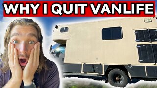 the reason i'm quitting vanlife for good..