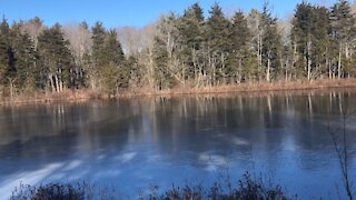 Exploring a hidden pond