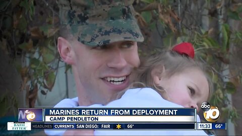 Marines, sailors return from lengthy deployment