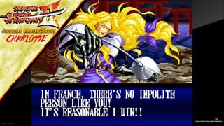 Samurai Shodown 2 - Arcade Mode/Story - Charlotte