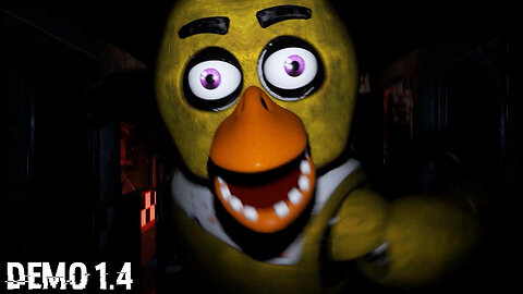 FNAF In Real Time - All Jumpscares (Demo v1.4)