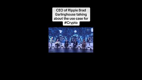 CEO of Ripple Brad Garlinghouse taking about the use case for #crypto