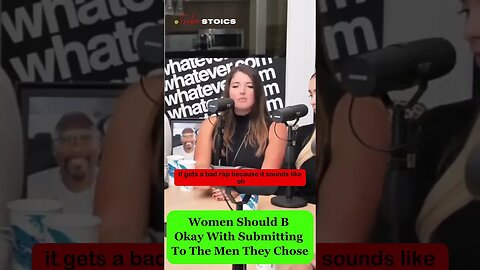 Women Should Be Okay With Submitting To The Man They Chose #redpill
