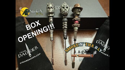 #BoxOpening cigar accessories from CigarDagger.com Michael M. #Halloween Cigar Dagger #SNTB #Cigars