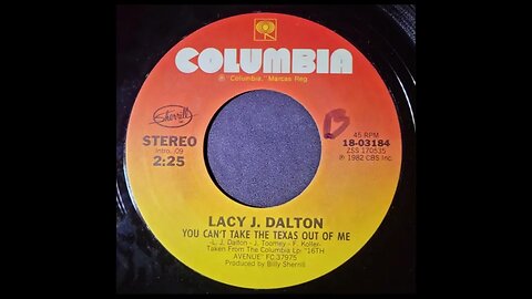 Lacy J. Dalton - You Can't Take the Texas Out of Me