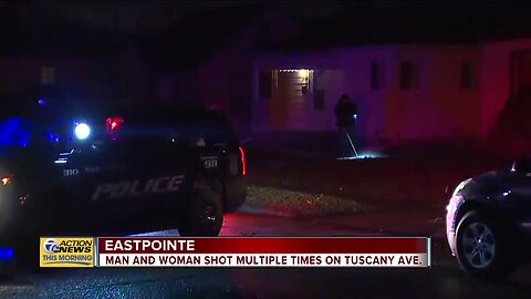 Man, woman shot multiple times on Tuscany Ave in Eastpointe