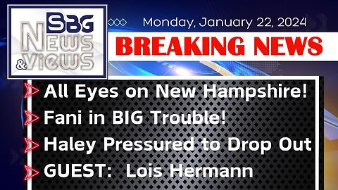 Lois Hermann reports on New Hampshire | Fani in BIG Trouble | Haley Pressured to Drop Out | and More