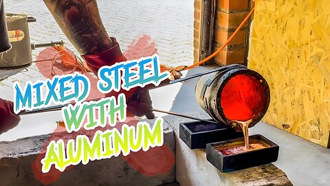 Check For Steel First! #fail #devilforge #metalcasting #melting #aluminum #belgium