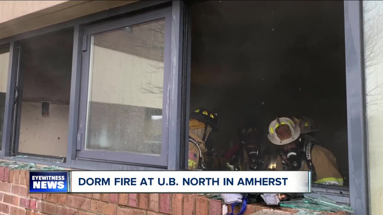 Dorm fire on UB North Campus