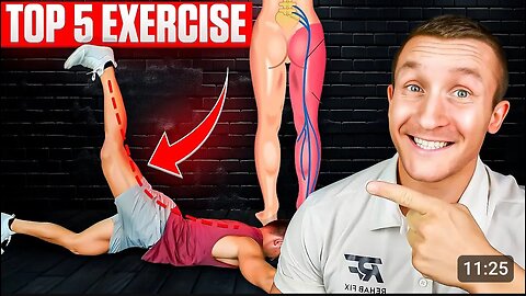 Top 5 best exercises to relief Sciatica..!