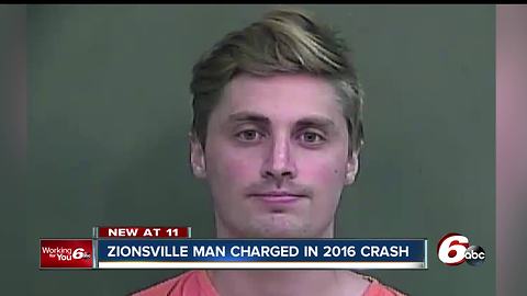 Zionsville man charged in fatal 2016 crash