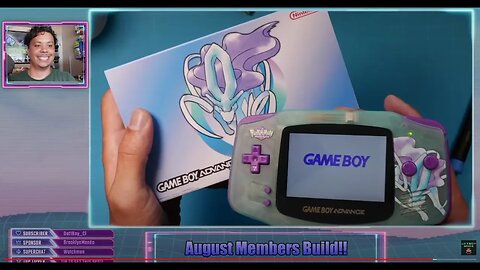 The August WINNING MEMBER's Gameboy Build!