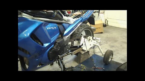 Rhino trikes Hydraulic bike to trike kit Fitting to GSX 1250 Part 2 ( part 1 of fitting to bike)