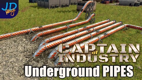 The Secret of Underground Pipes 🚜 Captain of Industry 👷 Tutorial, Guide, Tips