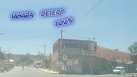 MOROCCO - TOWN IN THE SAHARA DESERT
