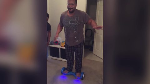 Epic Hoverboard Fail