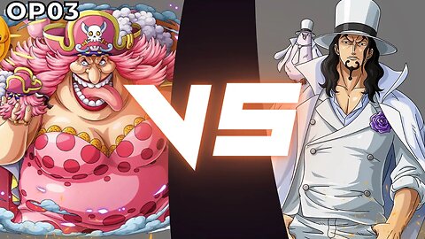 *OP03* Rob Lucci (Black) VS Charlotte LinLin (Yellow) | One Piece Card Game