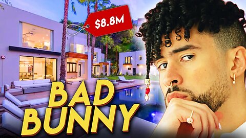 Bad Bunny | House Tour | $8.8 Million Hollywood Hills mansion & More