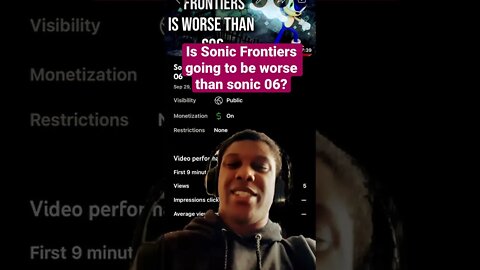 Is Sonic Frontiers Going to Be Worse Than Sonic 06? #shorts