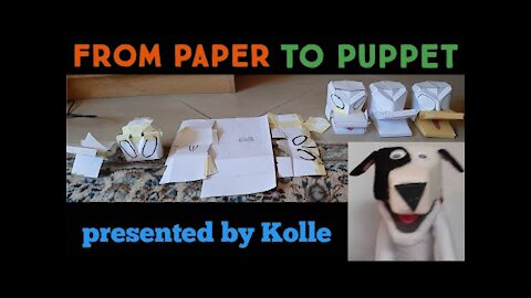 Kolle explains the Roadwarrior Drake paper puppet.