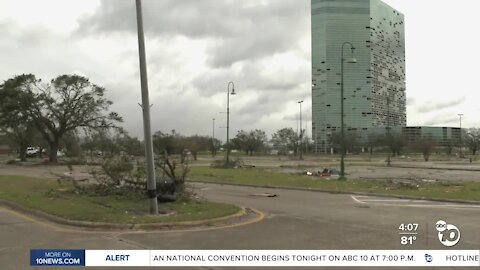 Assessing the damage from Hurricane Laura