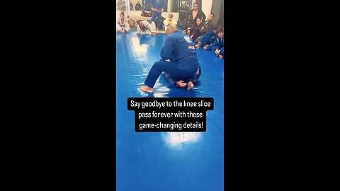 Say goodbye to the knee slice pass forever with these game-changing details #BJJTips