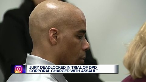 Jury deadlocked in trial of DPD corporal charged with assault