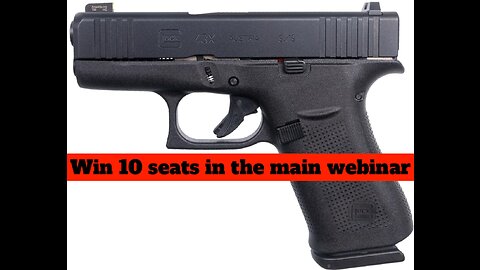 GLOCK G43X AMERIGLO MINI #1 FOR 10 SEATS IN THE MAIN WEBINAR