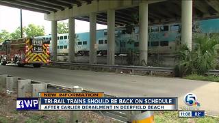 Tri-Rail trains should be back on schedule