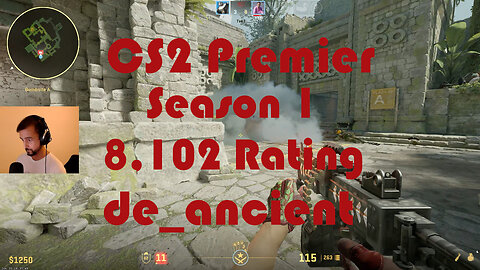 Insane Lag Game! CS2 Premier Matchmaking - Season 1 - 8,102 Rating - de_ancient