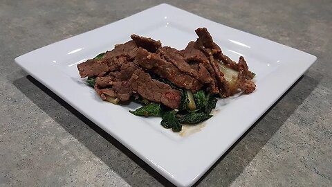 Sesame Beef and Bok Choy