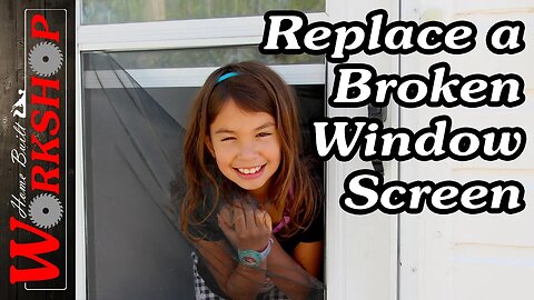 How to Replace a Window Screen | How to choose the correct size window spline