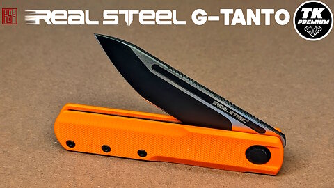 Real Steel G-Tanto Pocket Knife 7801OB