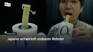 Japaner entwickelt essbaren Roboter