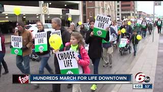 Hundreds gather to March for Life in Indianapolis