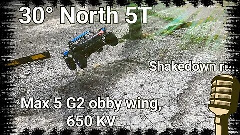 Unleashing the Beast: 30' north 5T Hobbywing Max 5 G2 650 KV Motor Shakedown Run