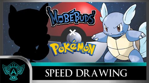 Speed Drawing: Pokemon - Wartortle | Mobébuds Style