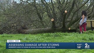 Storm leaves quick and widespread damage