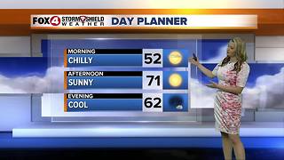 Chilly Morning Temperatures, Sunny Afternoon