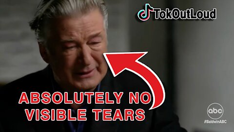 Alec Baldwin Fakes Crying With ABSOLUTELY NO VISIBLE TEARS During ABC Interview