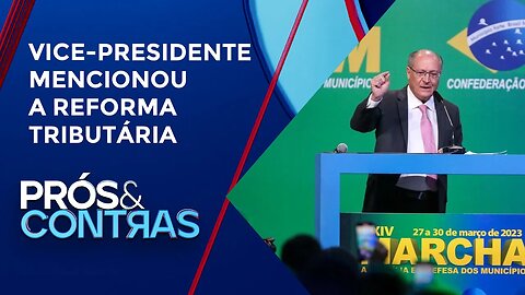 Geraldo Alckmin participa da Marcha dos Prefeitos