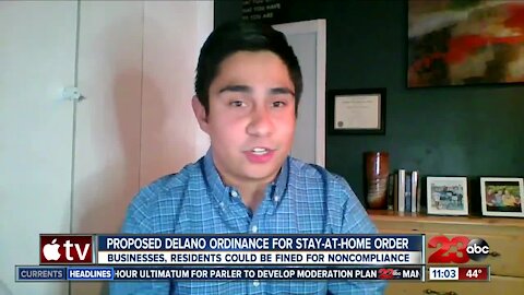 Proposed Delano ordinance for stay-at-home-order