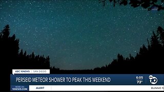 Perseid meteor shower to peak this weekend
