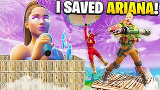 I SAVED The Ariana Grande Concert.. (Fortnite Rift Tour Live Event)