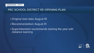 Palm Beach County School Board to vote on start date for 2020-21 academic year on Wednesday