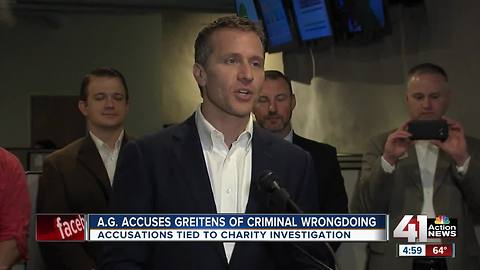 MO AG claims Greitens illegally used charity's donor list