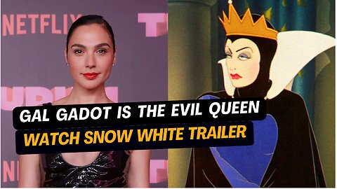 Live-action Snow White teaser : first look at Gal Gadot’s Evil Queen #snowwhite #trailer