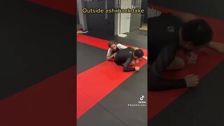 Leg lock defense back take #martialarts #mma #bjj