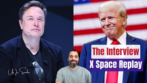 Enon Musk And Trump Live Conversation on X Space