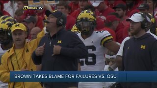 Don Brown takes blame for Michigan's defensive failures vs. OSU